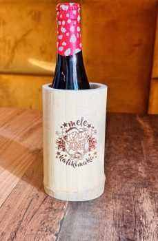 Preview: *NEU* X-Mas ALOHA Bambus Flaschenhalter - NUR für Longneckflaschen